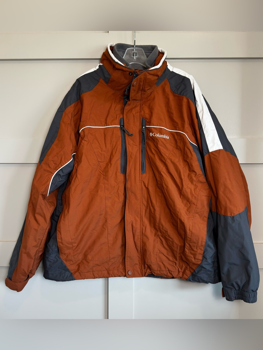 Columbia 3-in-1 Interchange Ski Jacket Men’s XL Removable Fleece Liner Outdoor